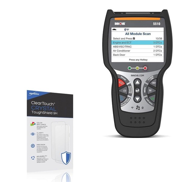 BoxWave Screen Protector Compatible With Innova 5510 OBD2 Scanner (2.8