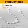 1 Pcs vertical blind chain (20m, 200 Clips),Vertical Blinds Repair