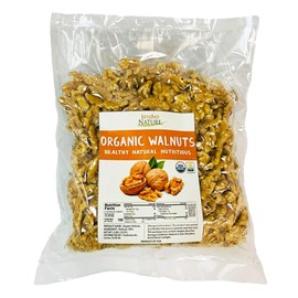 Beyond Nature Organic Raw Walnuts, Vacuum Sealed, Non GMO, No Salt, Low Carb, Gluten Free, Keto Friendly & Vegan Snack, 2 LB (32 oz)