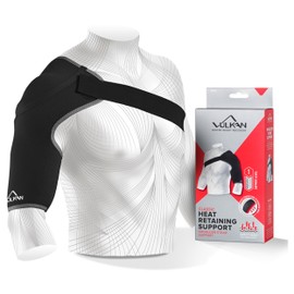 Vulkan-klassischer Schulter-Unterstützung Sport, Mittel, Schulterstütze für Verletzungen der Rotatorenmanschette, AC Joint Support und Luxationen, Schulterriemen für Männer und Frauen, Zahnspange
