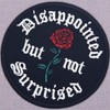 Disappointed But Not Surprised Patch Embroidered Applique Badge Iron On