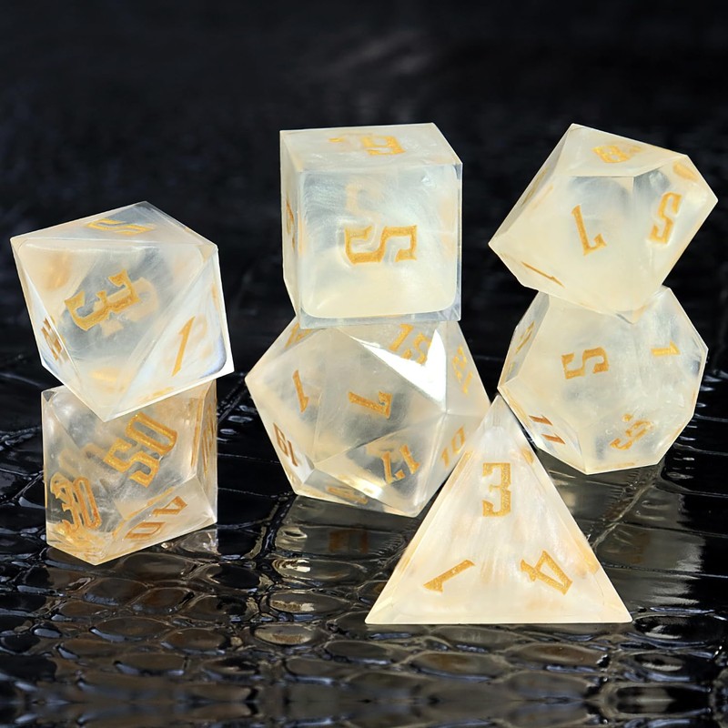DND Liquid Dice Set Polyhedral Dice for Dungeons & Dragons