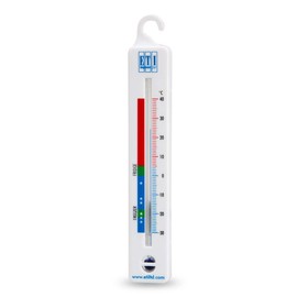 vertical fridge or freezer thermometer