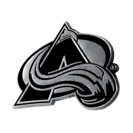FANMATS 17223 Colorado Avalanche 3D Chrome Metal Auto Emblem