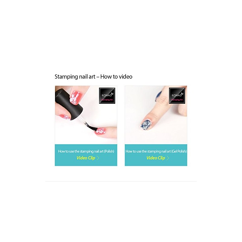 Konad Stamping Nail Art Image Plate - M26 [Misc.]