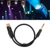 XLR to 6.35mm Cable Female to Male Gold Plated XLR