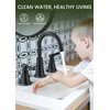 4 Pack Replacement Filters for Feelso Black Bathroom Faucet