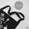 Shirtracer apron with motif “Mir egal ich koch das jetzt