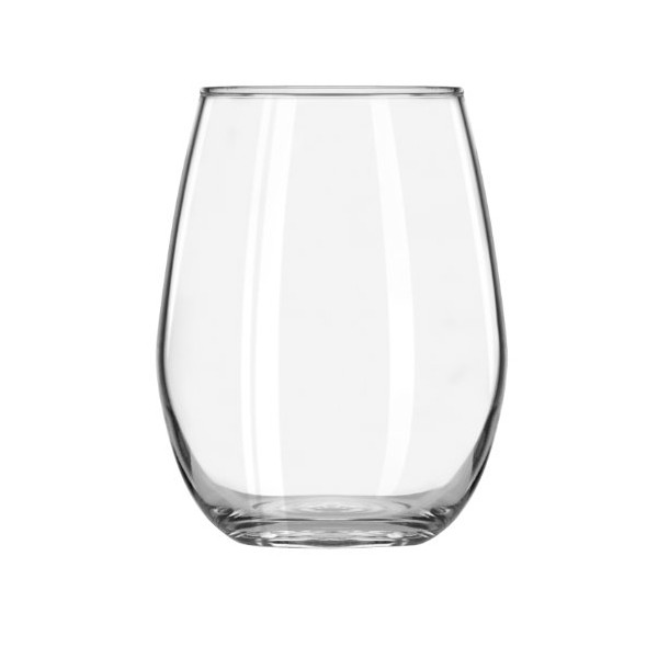 Libbey 11.75-Ounce Clear Vina Stemless Wine Taster Glass, Set of