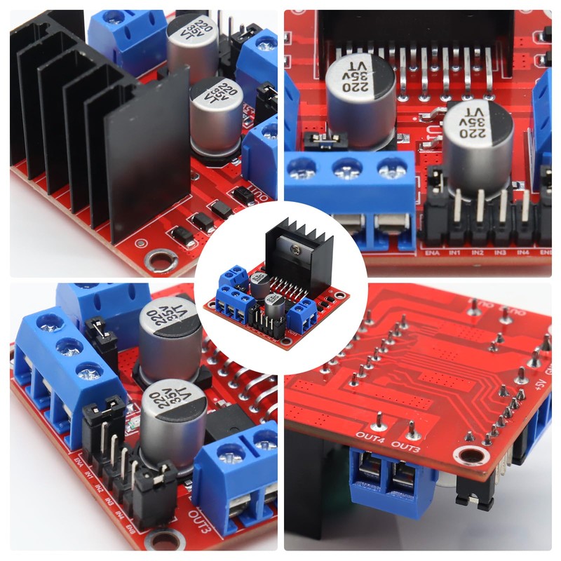 L-298N Motor Drive Controller Board Module Dual H Bridge DC