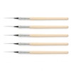 SPHTOEO Pencil Extender Set of 5 — Adjustable Wooden-Handle Lengthener