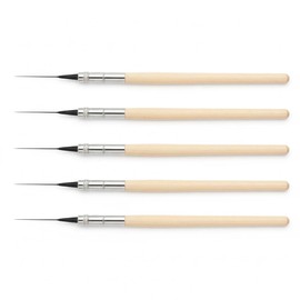 SPHTOEO Pencil Extender Set of 5 — Adjustable Wooden-Handle Lengthener (4.9 in / 12.5 cm) for Colored & Graphite Pencils, Extend Stubs & Maximize Pencil Use