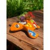 Handmade Talavera Turtle Planter | 9.5” Vibrant Mexican Pottery for