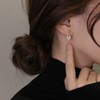 Women's Earrings, Hypoallergenic, Popular, Silver Sterling Silver Copper