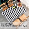 Yofori Heavy Duty Cotton Blend Table Cloth for Rectangle Tables
