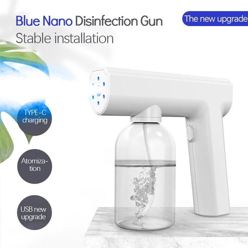 Portable Nano Sprayer Rechargeable Blue Light Handheld Sprayer Electric Large