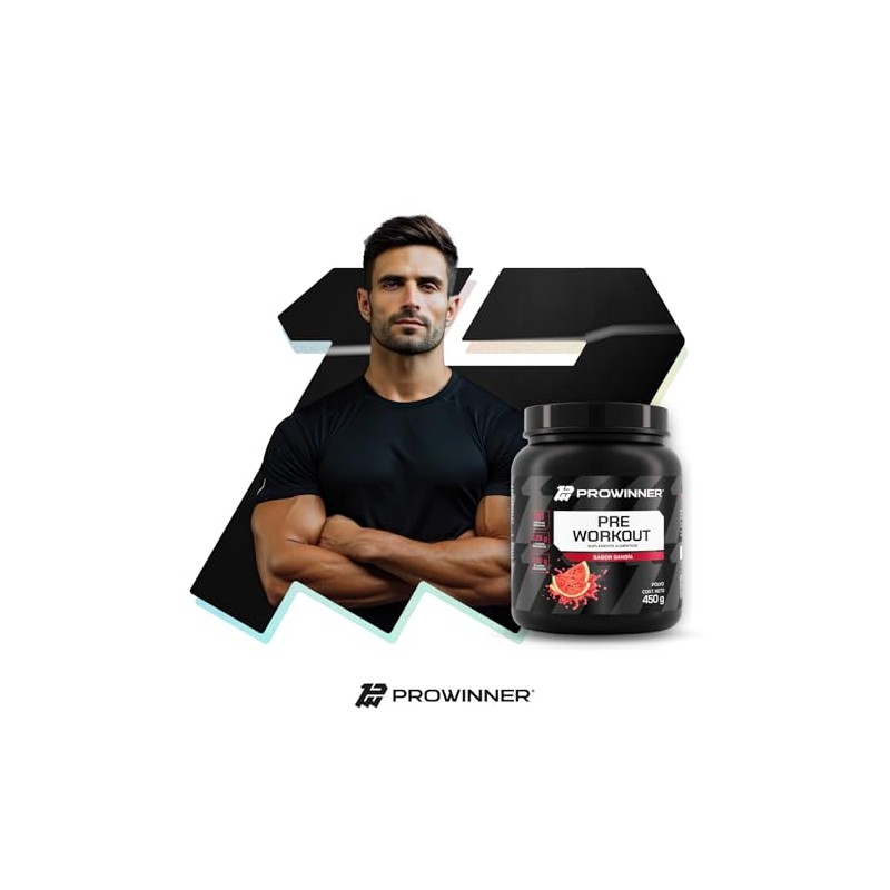 PROWINNER | Pre Workout, Suplemento Alimenticio, Sabor Sandía, con Creatina