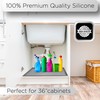 Ganandodias Under Sink Mat 22x34 Durable, Waterproof Silicone Kitchen &
