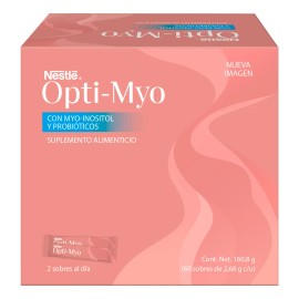Suplemento Alimenticio Nestlé Opti-Myo/ G-Balance Myo-inositol y Probióticos Sobres 160.8g