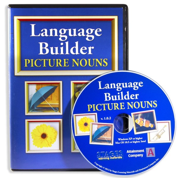 Stages Learning Language Builder Picture Noun Autism Software for ABA Therapy and Speech Articulation