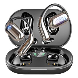 Audífonos Ai Traductores 150 Amable Traductor Idiomas Auriculares Inalámbricos Bluetooth Deportivos Manos Libres Cancelación Del Ruido Open-ear Headset Micrófono Hd Integrado Con Ganchos Color Negro