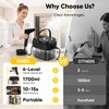 Handheld Steam Cleaner for Home, 2500W Portable Steam Cleaner with