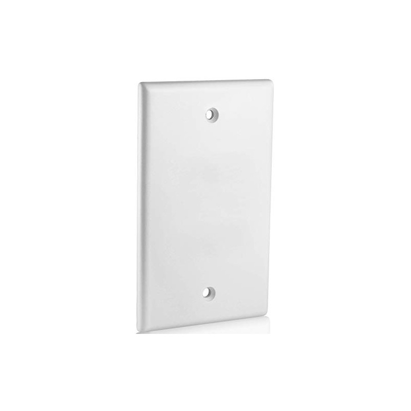 Mediabridge™ Blank Wall Plate (White) - 5 Pack (Part# 51W-100-5PK)