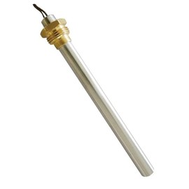 Easyricambi - Spark Plug for Pellet Stove 350W, Diameter 9.5mm and Length 140mm (150mm Total) Thread 3/8" Gas Resistor for Fast Heating Replacement for MCZ Red Models