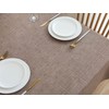 Pioggia Vinyl Tablecloth with Flannel Backing Rectangle Waterproof Oil-Proof Plastic