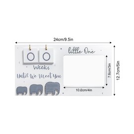 Baby Scan Photo Frames, 9.5'' x 5'' Baby Sonogram Picture Frame, Ultrasound Picture Frame Pregnant Mom Announcement, Baby Announcement Gifts, Baby Gender Reveal Gifts