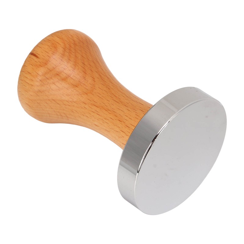 Coffee Tamper Stainless Steel Flat Bottom Tamping Tool Coffee Hand