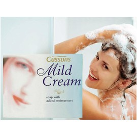 12 x 85g Cussons Mild Cream Bar Soap - Gentle Cleansing with a Nourishing Formula(Total 1020g)
