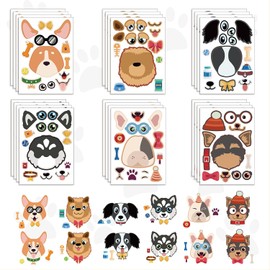 Pegatinas para Niños,36 pcs Pegatinas de Perro,Calcomanias Decorativas de Alta Calidad HD Impermeables,Variedad de Combinaciones,La Artesanía Favorita para Niños de 4 a 10 Años.(Perro)