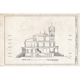 Historic Pictoric : Blueprint HABS Cal,34-SAC,19- (Sheet 7 of 9) - Albert Gallatin House, 1527 H Street, Sacramento, Sacramento County, CA 12in x 08in
