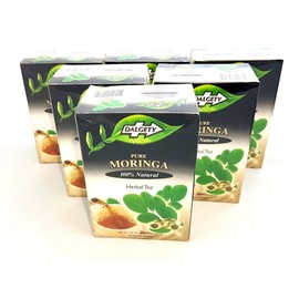 Dalgety Pure Moringa Herbal Tea - 100% All Natural Max Strength Tea. (Pack of 6)