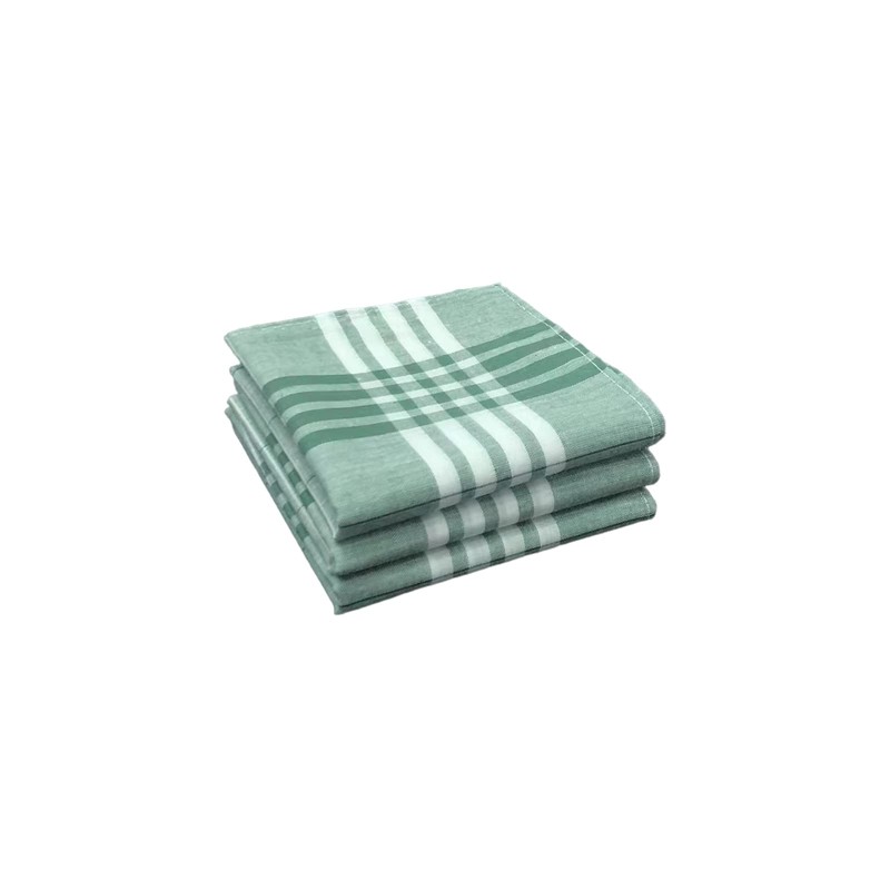 emlstyle Men's Handkerchiefs 100% Cotton Handkerchief with Checked Pattern 9