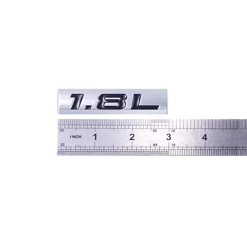 2 Pack 1.8L Emblems Stick Logo Power Stroke Turbo Side