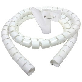 Bambelaa! Cable conduit 1.5 m, 3 m cable duct, can be shortened. Plastic flexible cable organisation, 20mm, 30mm diameter