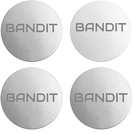 Ashton and Finch Bandit Golf Ball Markers (Pack of 4) | Golf Gift Putting Accessories and Gifts For Men