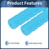 INFINAUTO Bike Handlebar Grips Covers, 120mm Bicycle End Grips Protector