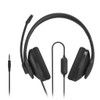 Hama Headset with Microphone (Wired Headphones 3.5 mm Jack Connection,