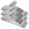 Tosnail 50 Pack Stainless Steel Strong Wire Metal Hangers Heavy
