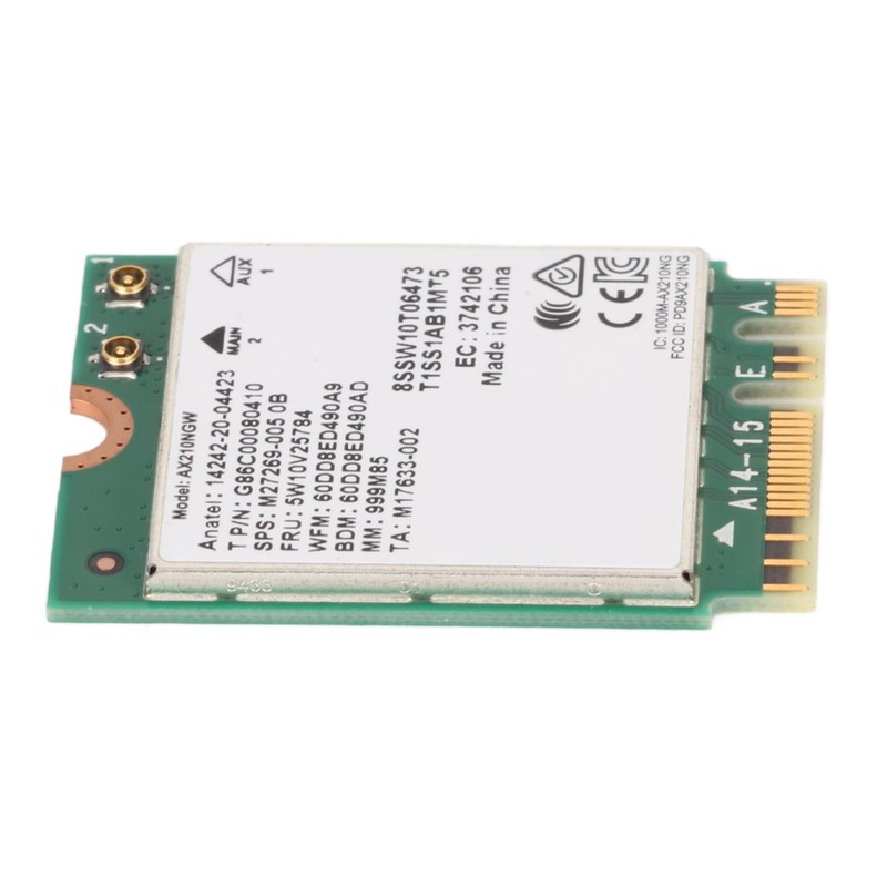 WiFi 6E Wireless Card 2.4G 5G 6G 5400Mbps NGFF M2