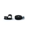 22mm dia x 6mm high Rubber Coated Cable Holding Magnet