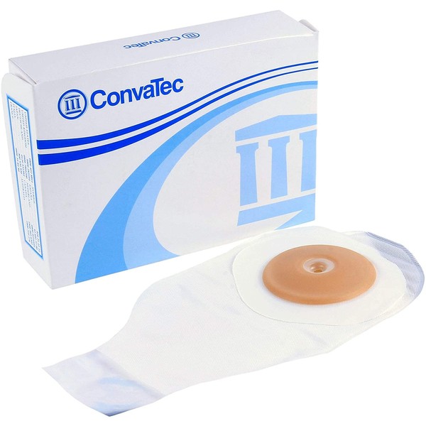 Convatec 175779 Active Life One-Piece Convex Drainable Pouch - 1" Stoma - Box of 5