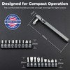 MULWARK 20pc 1/4 Ultra Low Profile Mini Ratchet Wrench Close