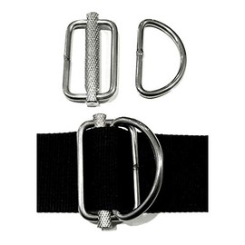 xDeep Metal Sliding D-Ring for Sidemount Scuba (2pcs / Pair)