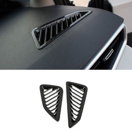 BOYUER for Toyota Corolla 2020-2025,2019-2025 Corolla Hatchback Corolla Cross 2PCS ABS Center Console Screen Dash Board Front Air Vent Panel Frame Interior Decoration Trim Accessories (Carbon Fiber)