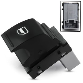 ROBUST Electric Power Window Switch Replacement Left Passenger Side Compatible Seat Alhambra Altea Ibiza Mk4 Leon Toledo VW Amarok Golf Caddy Passat CC Eos Jetta Scirocco T6 1K0959855 1K0959855REH