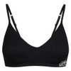 Lee Womens Seamless Crop Bra in Black |Soft, Stretchy &